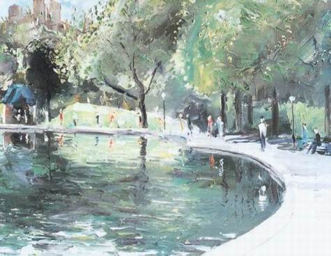 New York oil painting